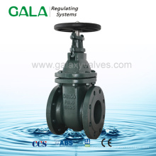 DIN F4 NRS metal seal pipeline gate valve gg25 , gate valves flanged